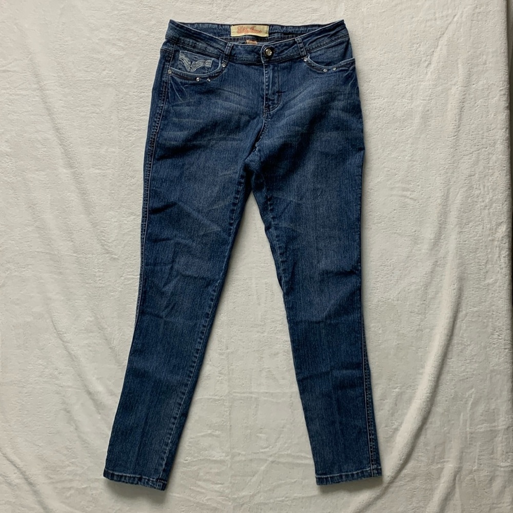 Elite Jeans Bling Denim women’s embroidered size 14W